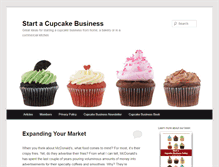 Tablet Screenshot of cupcake-business.com